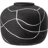 Bloomingville Niza Deco Vase | Noir | Terracotta | 82049588