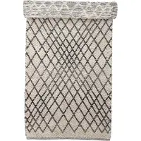 Bloomingville Tapis Kaya | Gris | Laine | 82050964