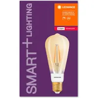 Ledvance Smart+ Zigbee E27 Edison Classic Filament Dorée 6W 680lm - 825 Blanc Très Chaud | Dimmable - Équivalent 50W