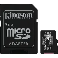 Kingston micro SDXC Canvas Select Plus 256 Go 100 Mo/s + Adaptateur SD