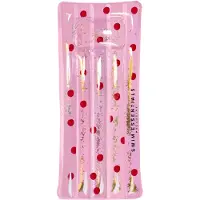 Swim Essentials Matelas gonflable Rose à pois rouges