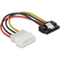 DeLOCK - Adaptateur secteur - alimentation SATA (M) pour alimentation interne 4 plots (M) - 12 cm