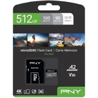 PNY MicroSDHC Pro Elite 512 Go 100 Mo/s