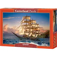 Castorland Puzzle 1500 pièces Navigation au coucher du soleil 151431