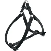 Ferplast Harnais pour chiens « EASY P » Taille L, 20 mm x 50 à 78 cm - Couleur : noir