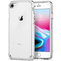 Spigen Ultra Hybrid Back cover Apple iPhone SE 2 / 8 / 7 Transparent