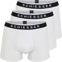 Schiesser Boxer Schiesser Homme 173983 95/5 Bio White (Lot de 3)-M