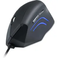 Perixx PERIMICE-508 - Souris - pour droitiers - optique - 6 boutons - filaire - USB - noir