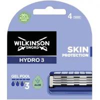 Wilkinson Sword Lames de rasoir Hydro 3 Skin Protection, lot de 4