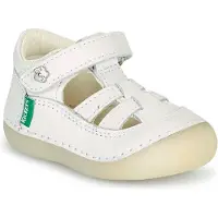 Kickers Sandales plates SUSHY filles - Blanc - 18