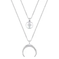 Elli Chaîne 'Astro, Halbmond, Sterne' argent