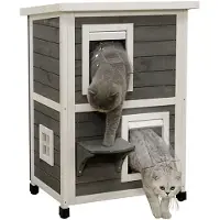 Kerbl Katzenhaus Family (L x B x H 57 x 55 x 80 cm, mit Bitumendach) 81639
