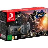 Nintendo Monster Hunter Rise Edition console de jeux portables 15,8 cm (6.2") 32 Go Écran tactile Wifi Gris