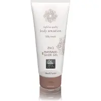 Hot - Shiatsu 2en1 toucher soyeux - lubrifiant de massage soyeux (200 ml)