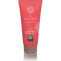 Hismith Premium Gel de massage et lubrifiant 2 en 1 Fraise 200 ml