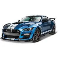 Maisto Véhicules miniatures Die Cast 1/18 Ford SHELBY - Bleue et blanche