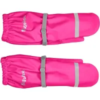 Playshoes Gants gris / rose foncé