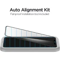 Spigen Protection d'écran en verre trempé AlignMaster Full Cover pour Apple iPhone 11 Pro Max / Xs Max