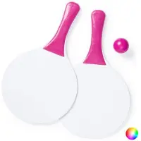 Autre Raquettes De Plage - Euroweb - Bicolore En Bois - Avec Balle - Ergonomique - Mixte