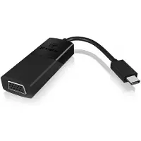 Icy Box IB-AC533-C (VGA), Adaptateur vidéo, Noir