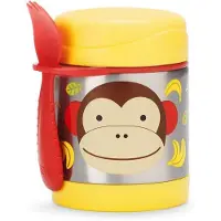Skip Hop Zoo Insulated Monkey Thermal Food Jar Doré Enfants