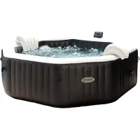 Intex PureSpa Jet & Bubble Deluxe Carbone 4 personnes - WiFi