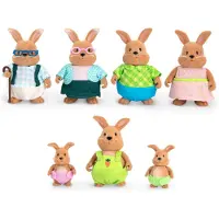 L'il Woodzeez Jouet en peluche - LI'L WOODZEEZ 6492Z - Famille de lapins - Doux et coloré - Mixte