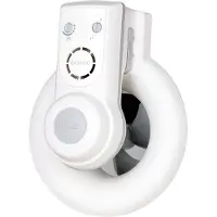 Fresh Ventilateur de plafond Pax Passad 30 avec contrôle de l'humidité, capteur lumière/PIR et minuterie., Ventilateur, Blanc