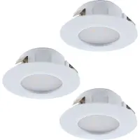 Eglo Spot LED Pineda (3) 3x6w - 3000K - 7,8cm blanc