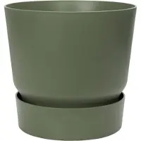 Elho Pot de Plante en Plastique Vert Elho - Diamètre de 47 cm
