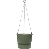 Elho Poth挂Hanging Elho Greenville - 23,9 cm x 20,3 cm - Vert
