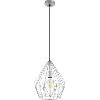Eglo Lampe à suspendre CARLTON argent 49935