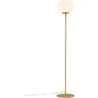 Nordlux Alton lampadaire Ø 28 cm lampe de lecture laiton / blanc