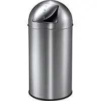 EKO Pushcan 40 Litres Mat Inox