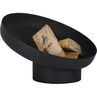 Esschert Design Brasero incliné - L 56,8 x l 60 x H 38,5 cm - Noir