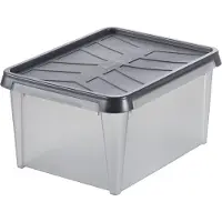 Orthex 3461050 Boîte de rangement DRY 31, 33 litres, anthracite