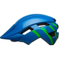 Bell Casque Sidetrack II Enfant, taille 47-54 cm, bleu-vert