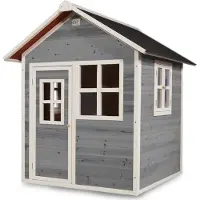Exit Loft 100 Maison en Bois – Cabane Extérieure – Bois– Enfants – Gris