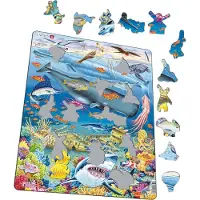 Larsen Puzzles jeu de puzzle Maxi Silence Océan junior carton 66 pièces