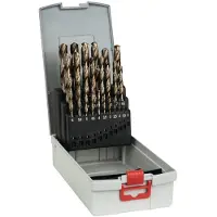 Bosch Metal Drill Set Hss-co With Box 1/0-13/0 Mm 25 Pieces Gris,Argenté