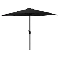 Ambiance Parasol ø300cm hauteur maximale 3m couleur : gris anthracite