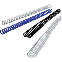 GBC - Baguette de reliure ClickBind, A4, 12 mm, noir pqt 50