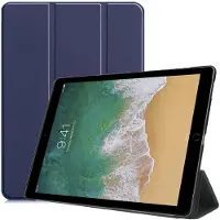 IMoshion Coque tablette Trifold pour Apple iPad Pro 12.9 (2017) / Pro 12.9 (2015) - Bleu foncé