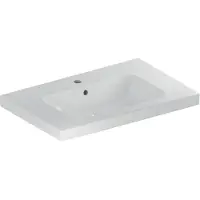 Geberit Lavabo iCon Light avec tablette 90 cm blanc avec KeraTect émail spécial 501 (480 mm, 900 mm)