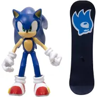 Sonic Articulated 10 Cm Wave 24 Figure Bleu