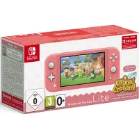 Nintendo Switch Lite Corail + Animal Crossing + Nintendo Switch Online (3 mois)