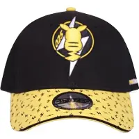 Difuzed Hommes, Casquette, Badge Pika - Casquette, Noir, (Taille unique)
