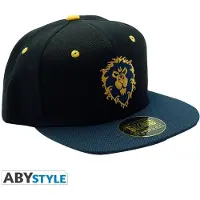 Abystyle Unisexe, Casquette, World of Warcraft - Allianz, Noir, Bleu, (Taille unique)