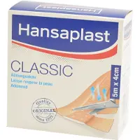 Hansaplast Classic 5 m x 4 cm pansement respirant, 1 pc pansement