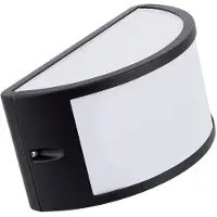 LEDKIA Applique Murale Extérieure Aluminium Lenir Noir